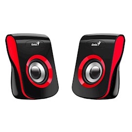 დინამიკი Genius SP-Q180, Speakers, 6W, USB, 3.5mm, Red